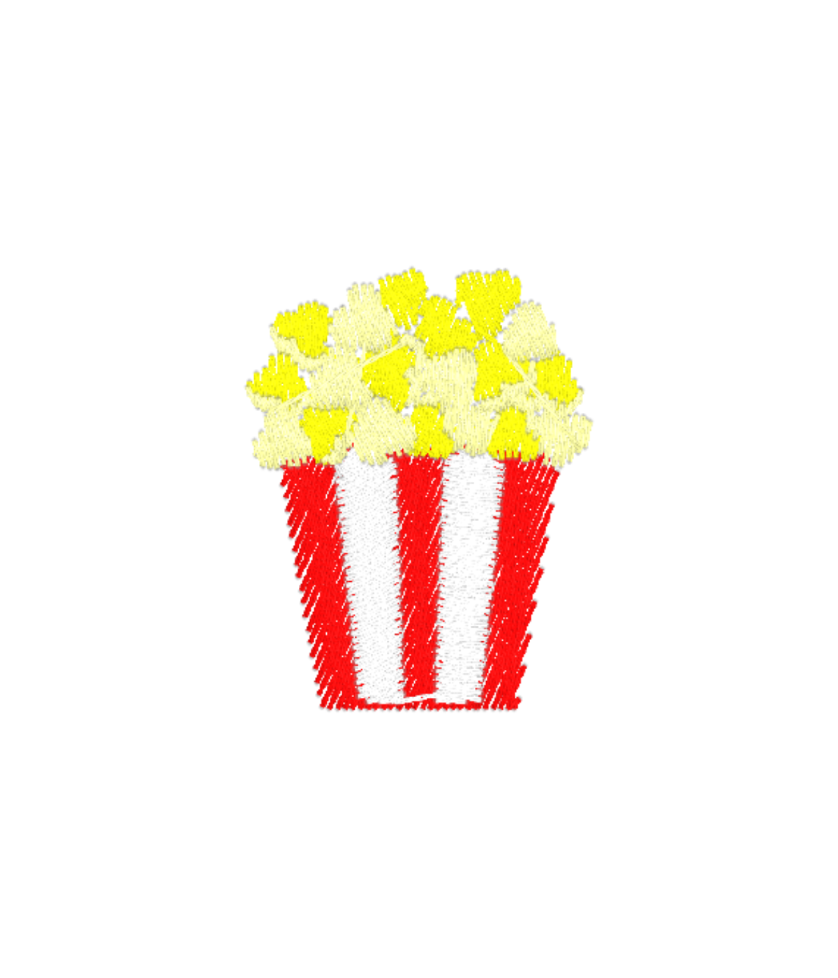 Koszulka z haftem popcornu – koszulka popcorn własne imię lub wzór, haft na życzenie
