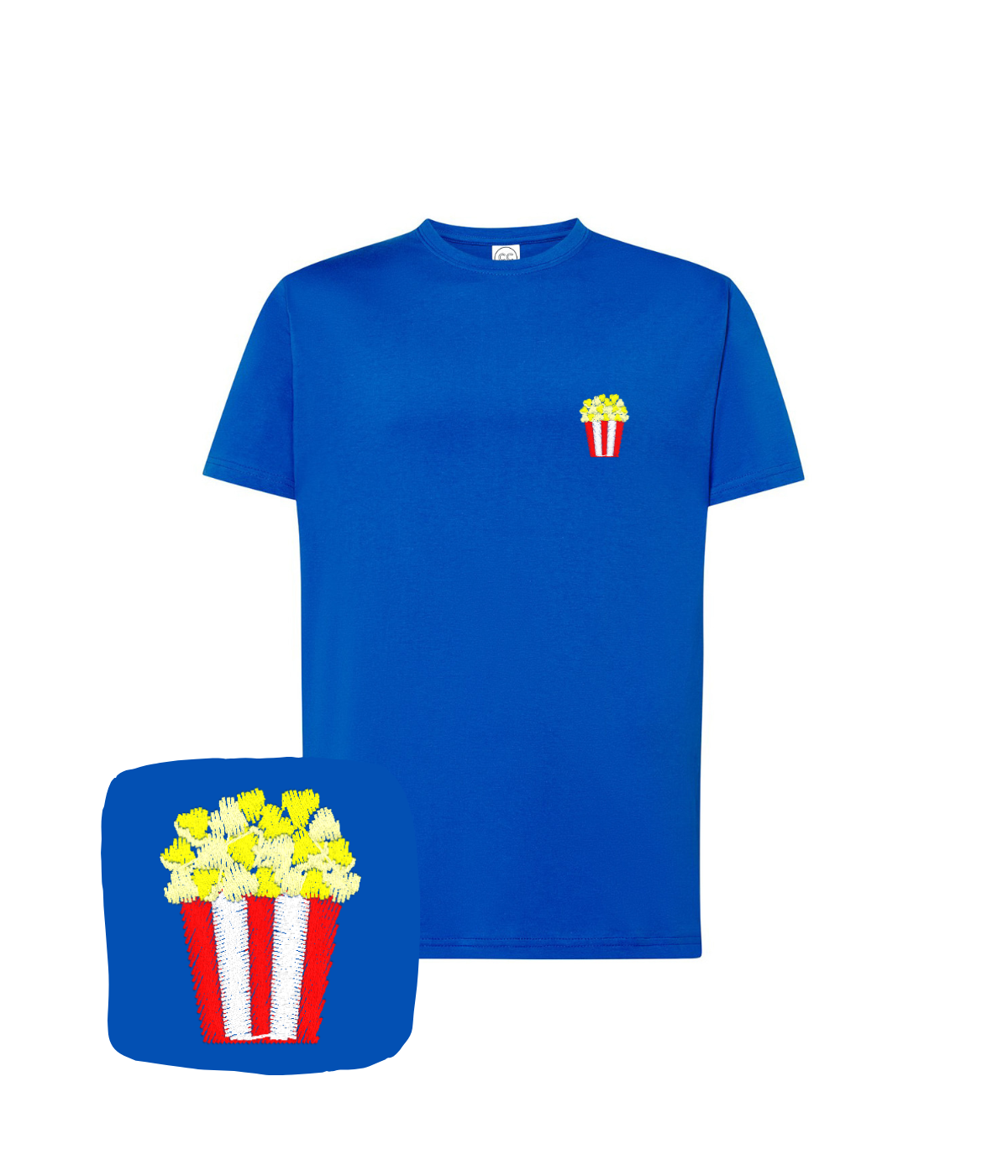 Koszulka z haftem popcornu – koszulka popcorn każdy projekt wyjątkowy, robimy to z pasją