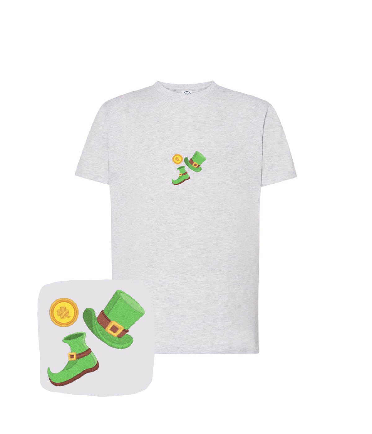 Koszulka z haftem St. Patrick's Day – koszulka st-patricks-day dostępna w wielu rozmiarach