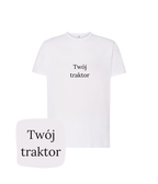 Personalizowana koszulka z haftem traktora z twojego zdjęcia – koszulka z napisem traktor, personalizacja