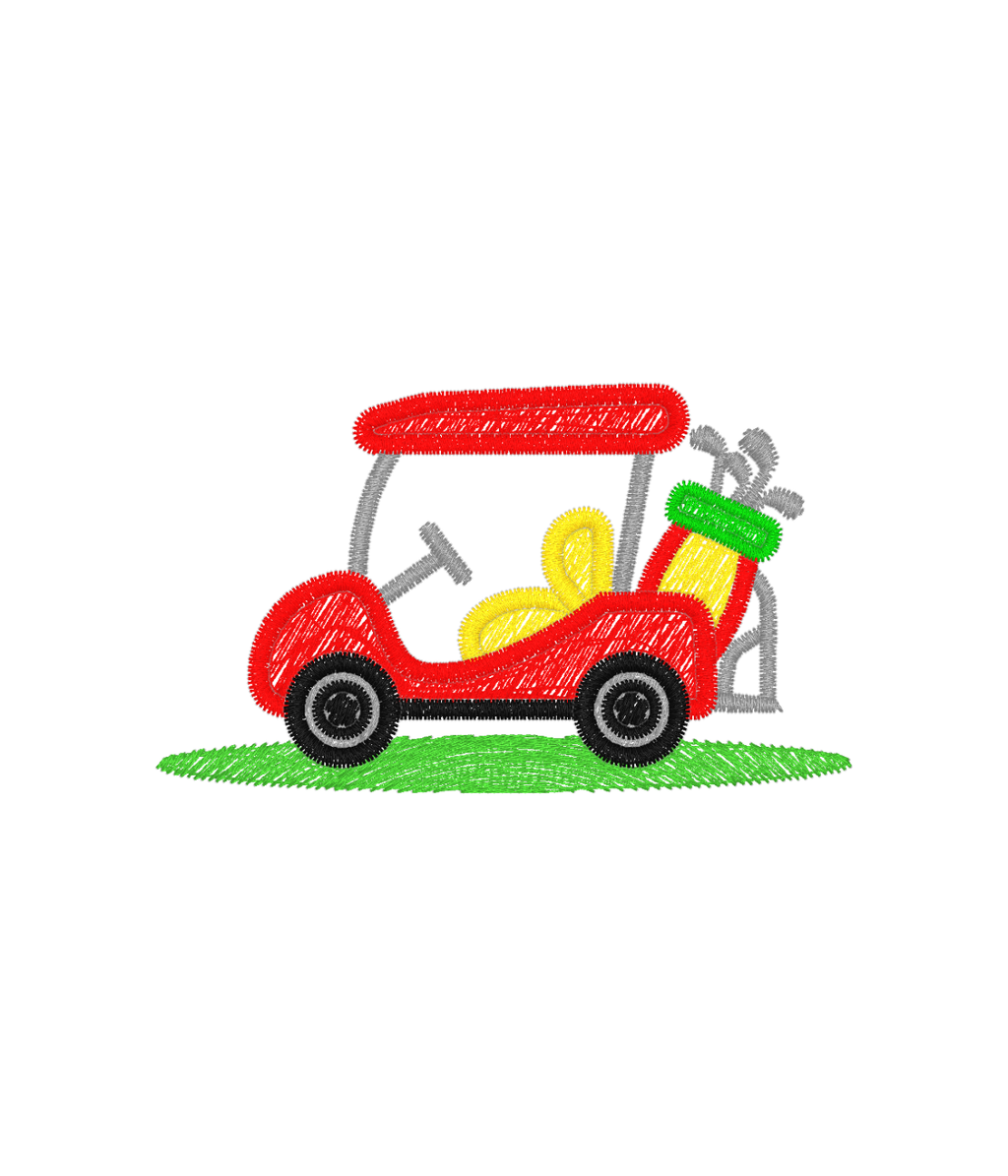 Koszulka z haftem wózka golfowego – koszulka firmowa z haftem wózek golfowy, profesjonalny wygląd