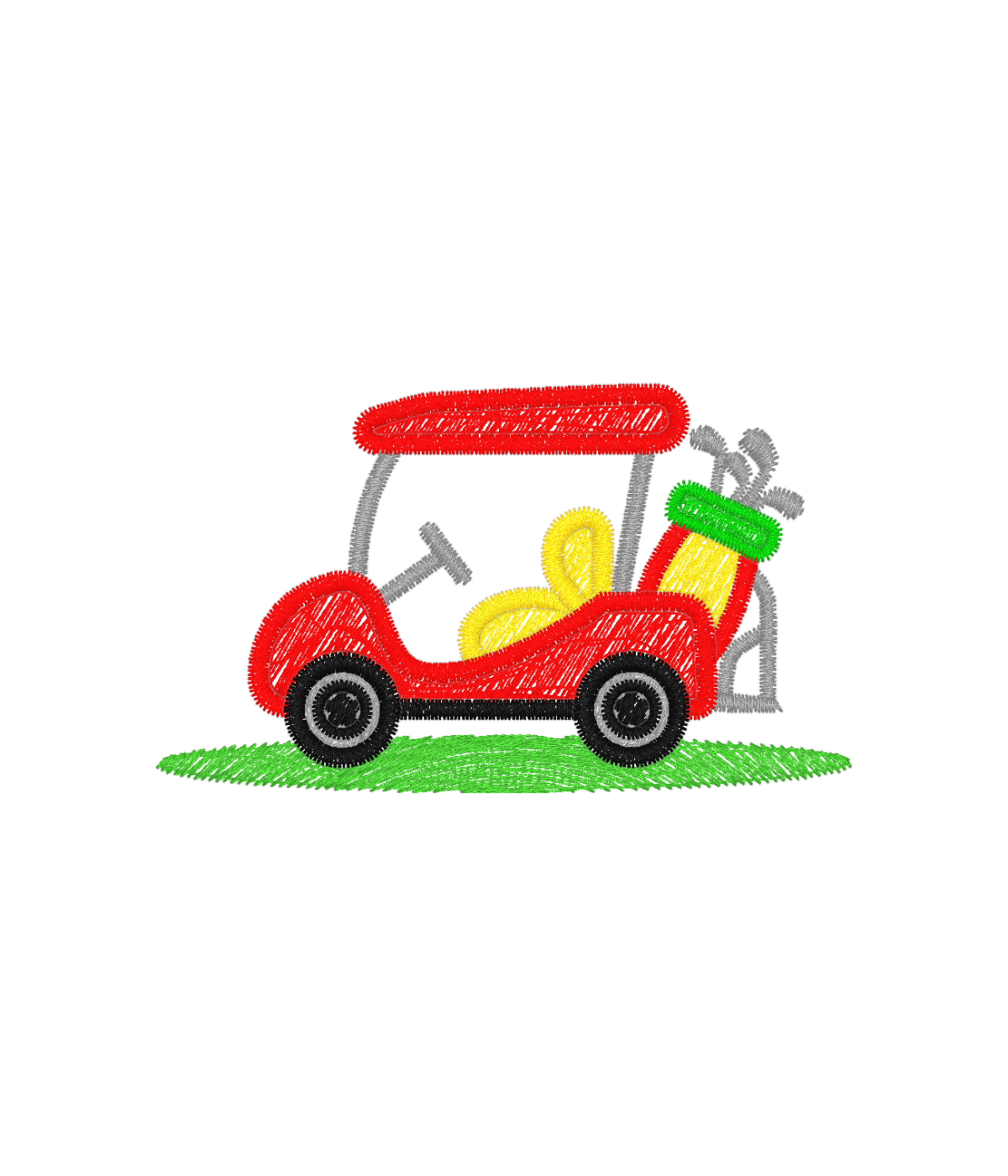 Koszulka z haftem wózka golfowego – koszulka firmowa z haftem wózek golfowy, profesjonalny wygląd