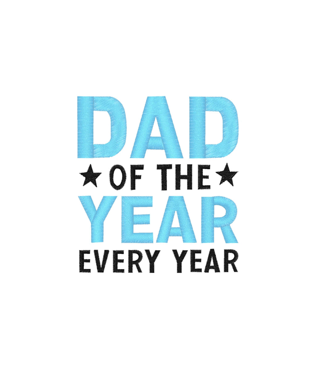 Koszulka z haftem Dad of the Year - zdjęcie 23