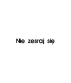 Black T-shirt with embroidered "Nie zesraj się" phrase from CustomClothes.pl featuring detailed embroidery on the front.