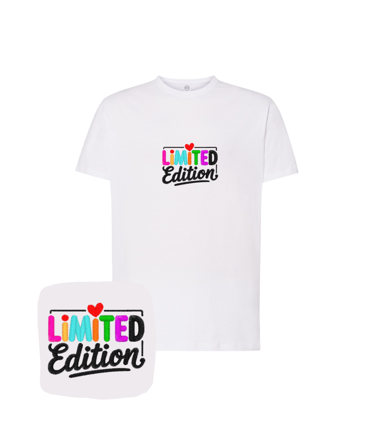 Koszulka z haftem napisu Limited Edition – koszulka limited edition pomysł na prezent który nie trafi do szafy