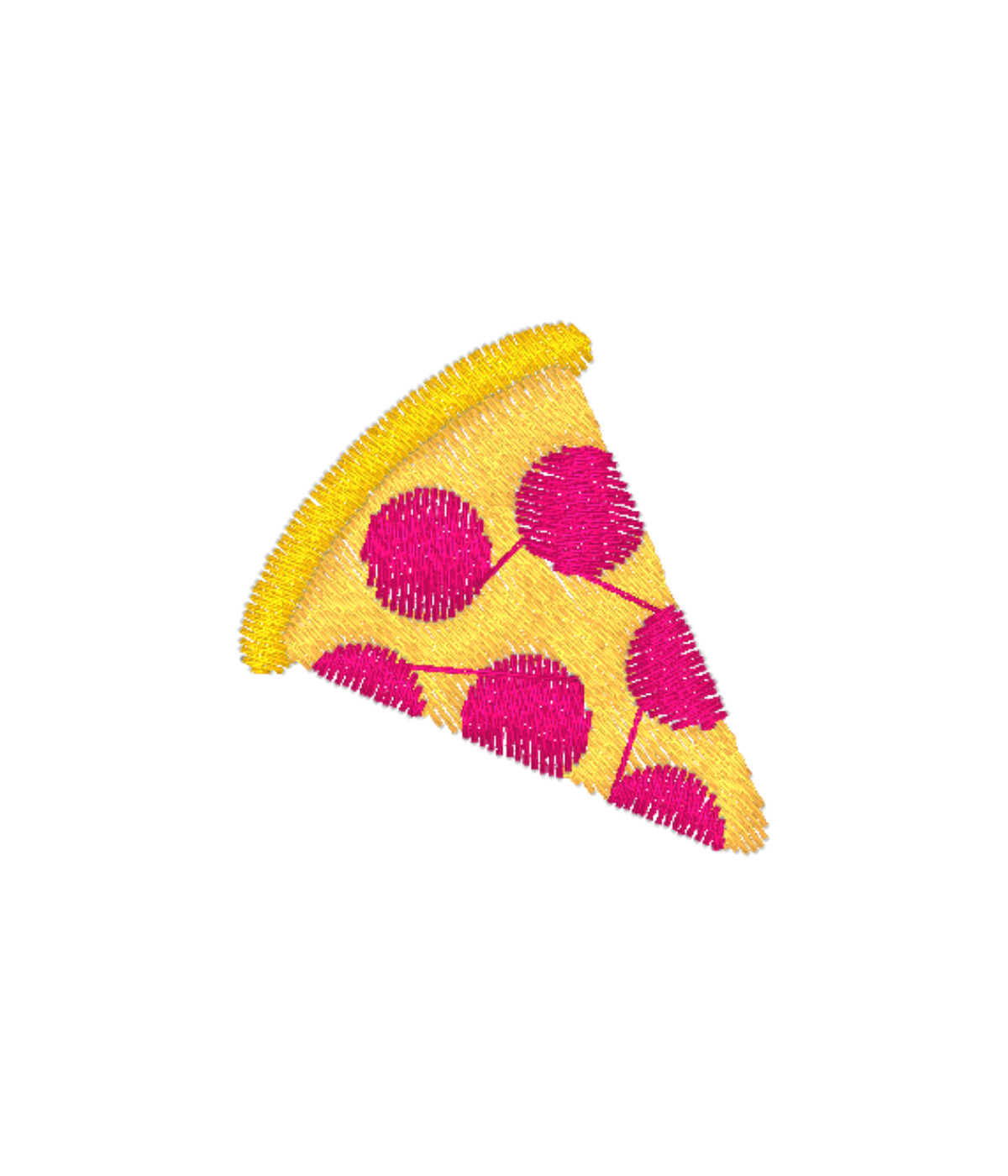 Koszulka z haftem kawałka pizzy – koszulka kawałek pizzy oryginalny prezent z haftem komputerowym