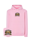 Blue sweatshirt with embroidered company logo on the front, featuring a comfortable fit and casual style from CustomClothes.pl.