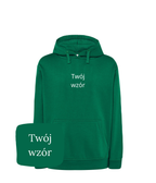 Personalized hoodie with custom embroidered design from your photo, made by CustomClothes.pl.