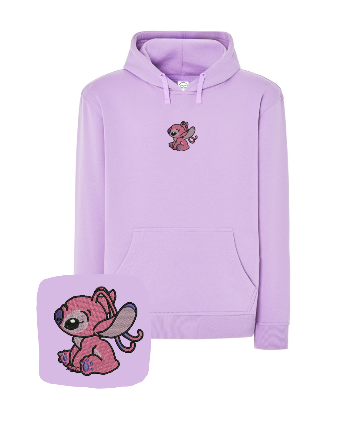 CustomClothes.pl embroidered Angel sweatshirt featuring intricate embroidery on a cozy bluza, perfect for stylish casual wear.