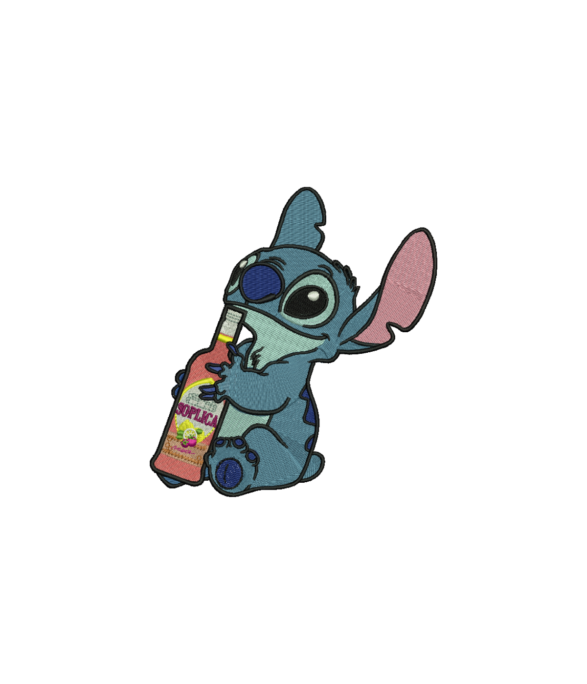 Bluza stitch z butelką