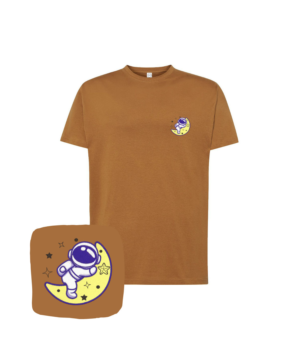 t-shirt z własnym haftowanym wzorem
